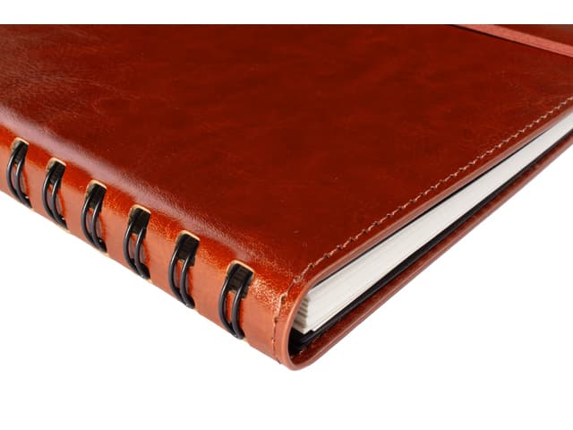 Notitieboek Multo Hannibal A5 cognac kunstleder 4