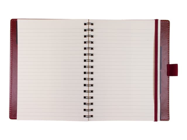 Notitieboek Multo Hannibal A5 bordeaux kunstleder 2