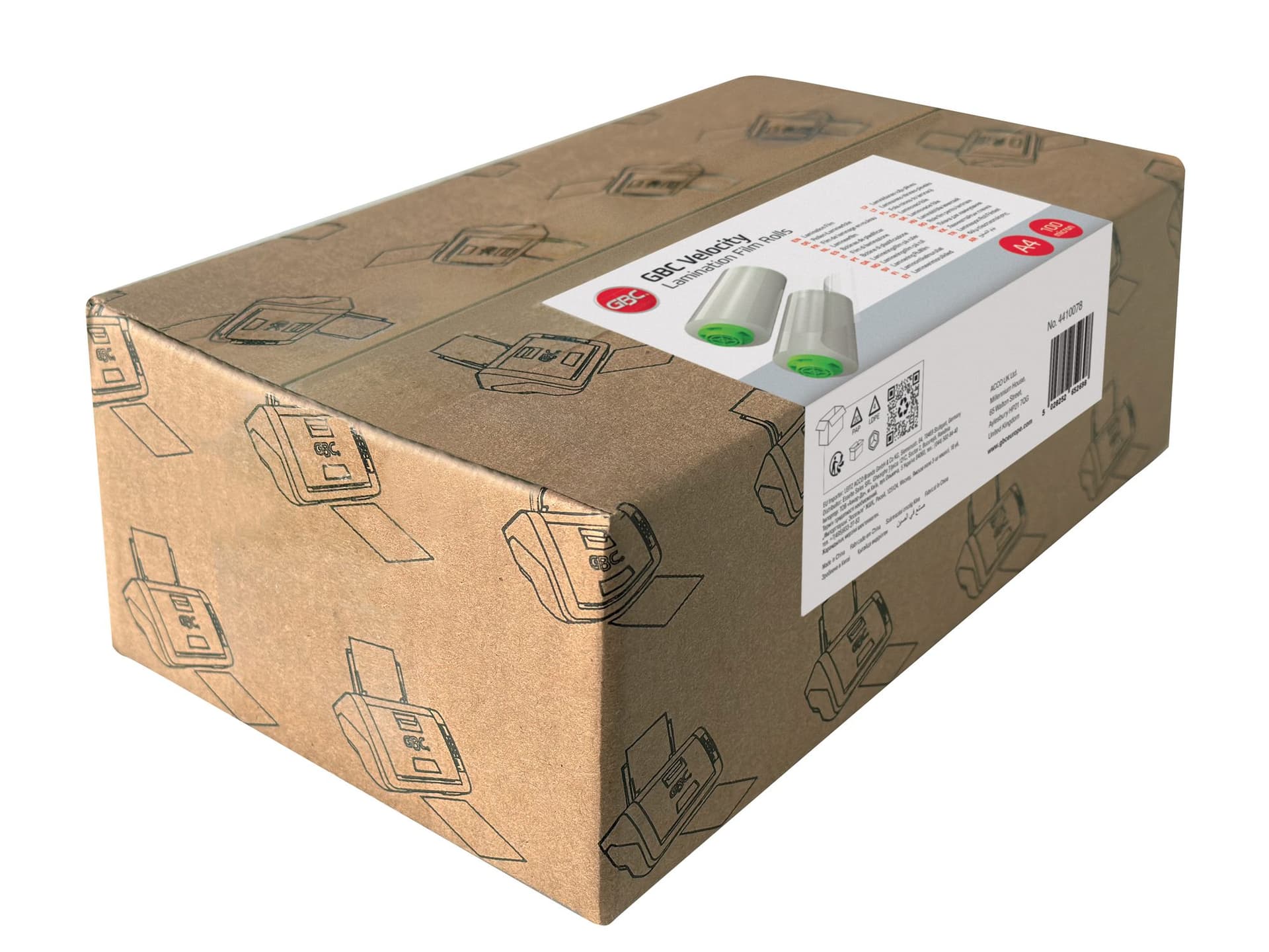 Lamineerrol GBC Velocity 100mic glanzend 3