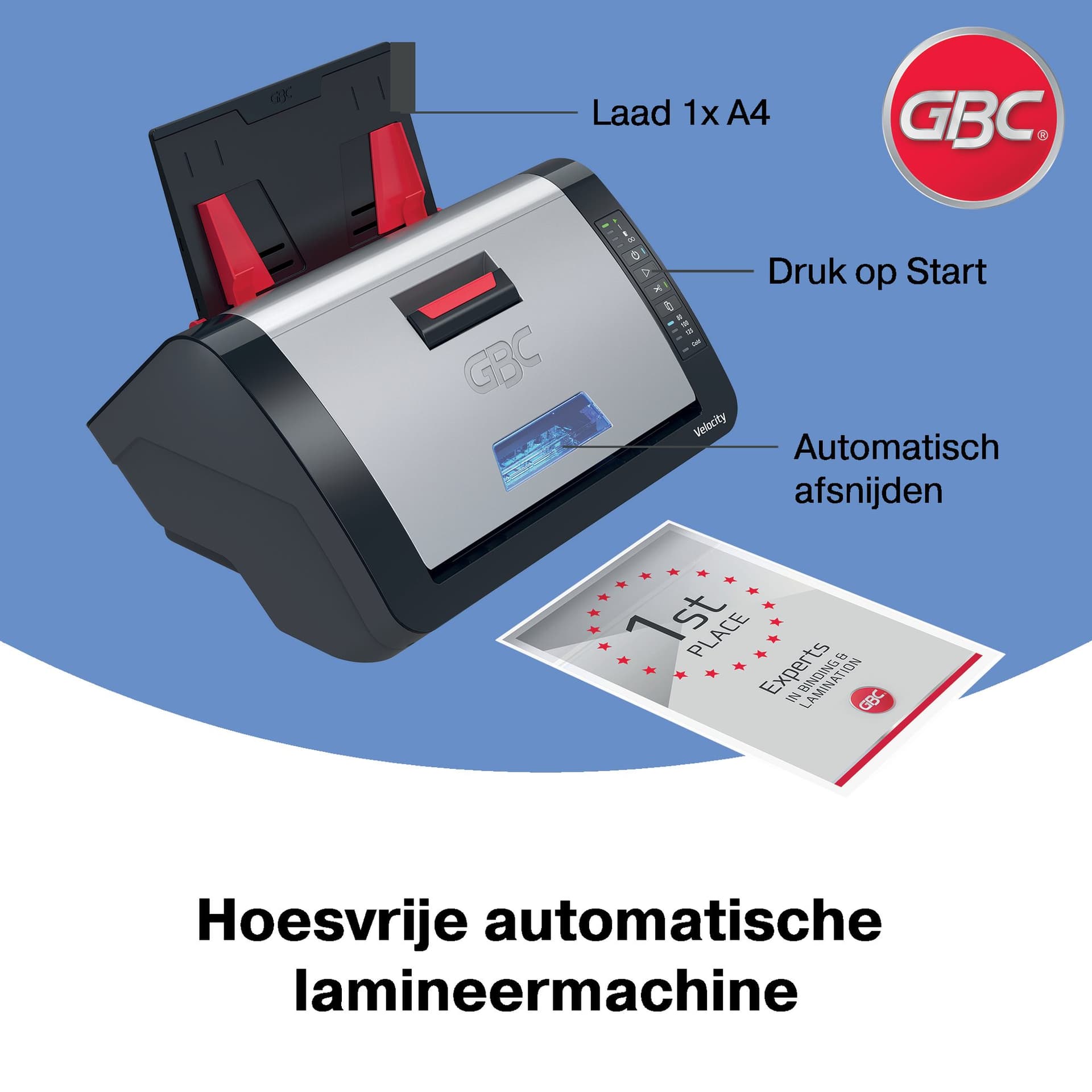 Automatische lamineermachine GBC Velocity A4 3