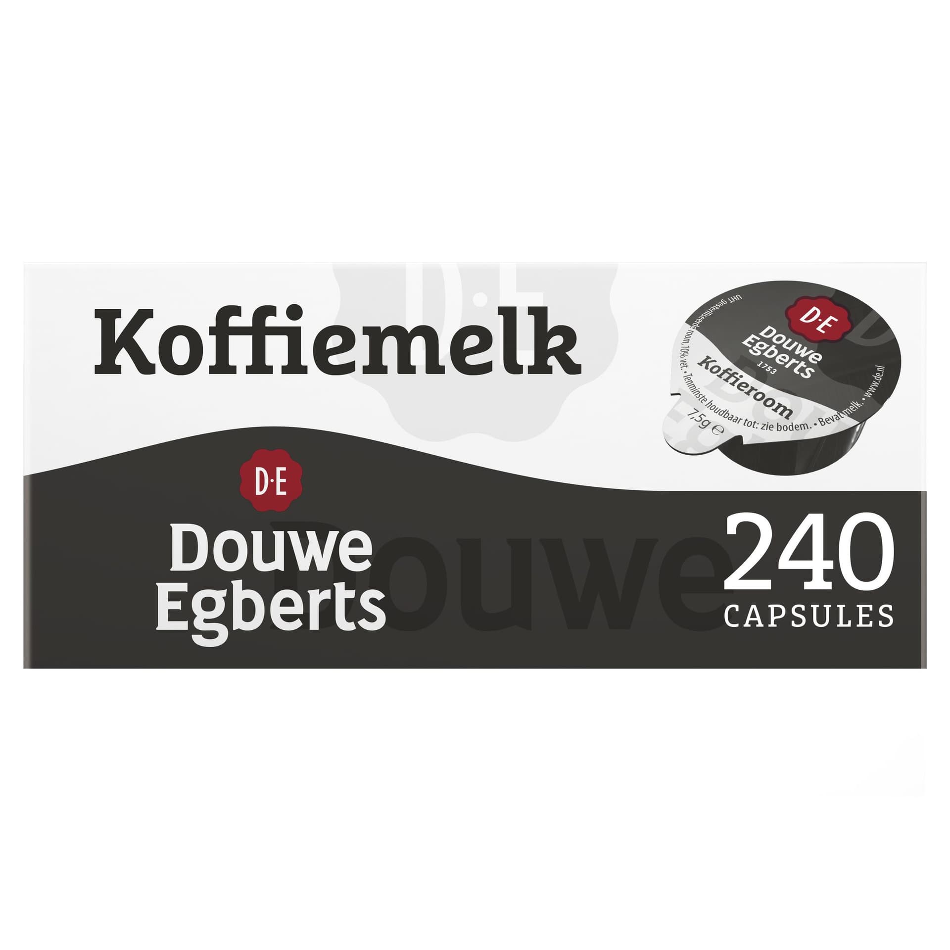 Koffiemelkcups Douwe Egberts 240x7.5 gram