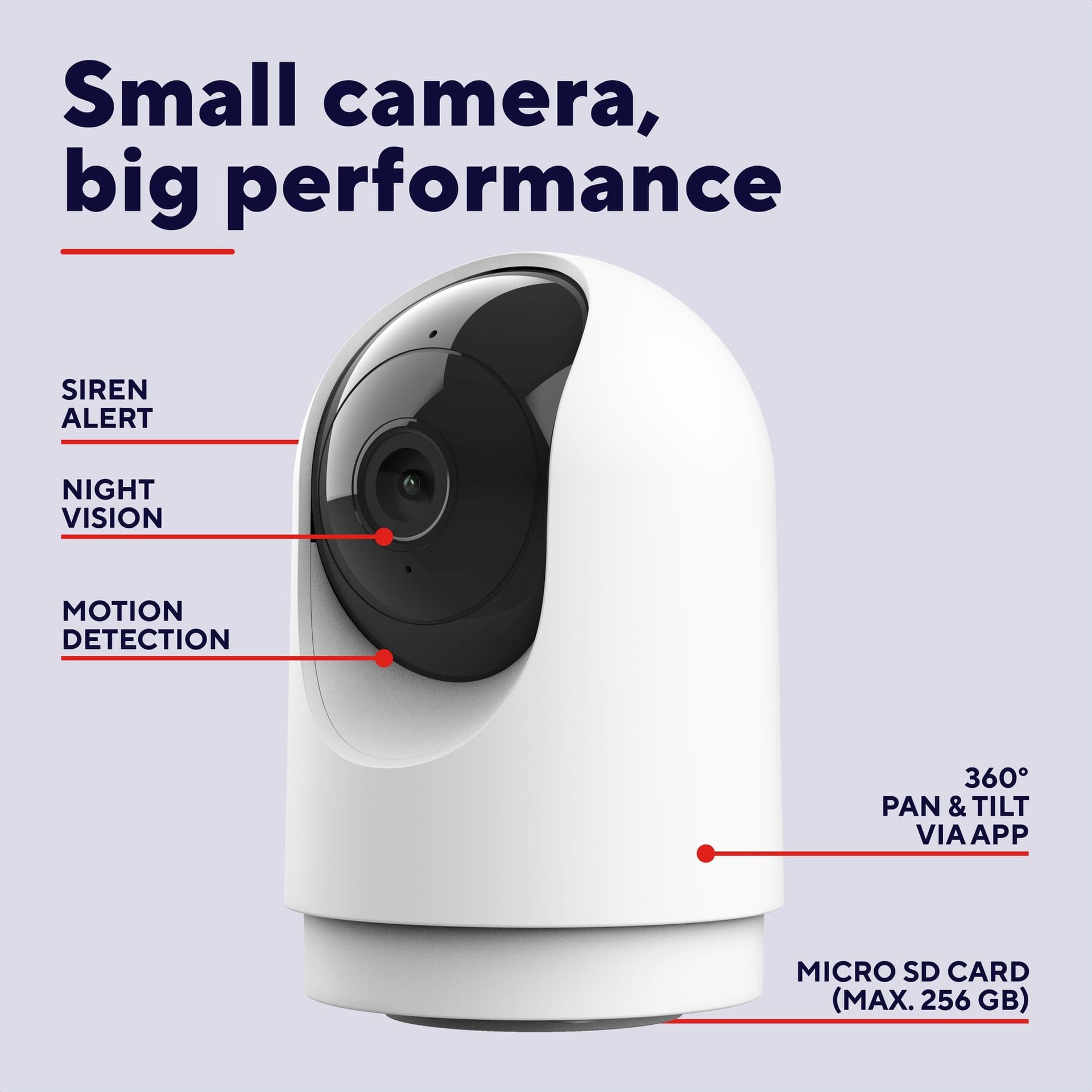 Beveiligingscamera Trust IPCAM-2700 binnenshuis Wi-Fi wit 4