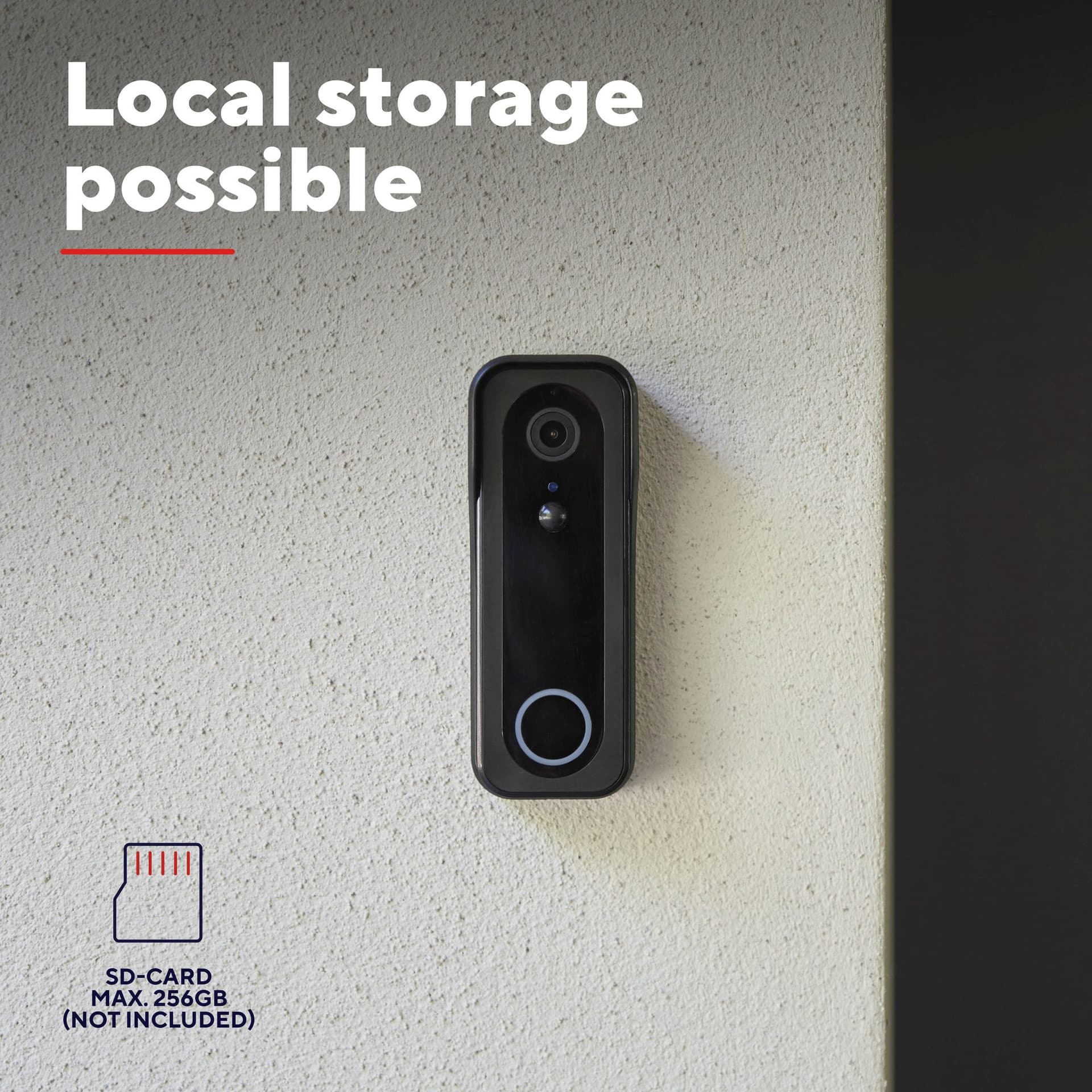 Deurbelcamera Trust DOORCAM-3000B Wi-Fi zwart 6