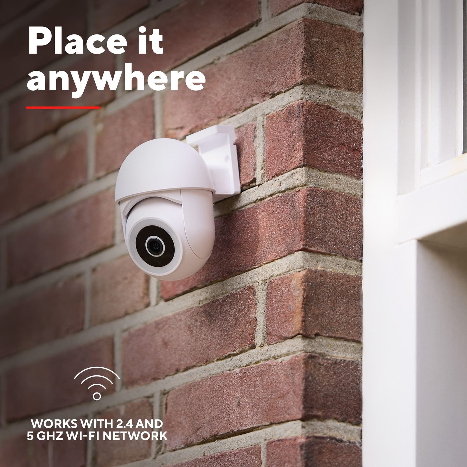 Beveiligingscamera Trust IPCAM-3900 buitenshuis Wi-Fi wit 7