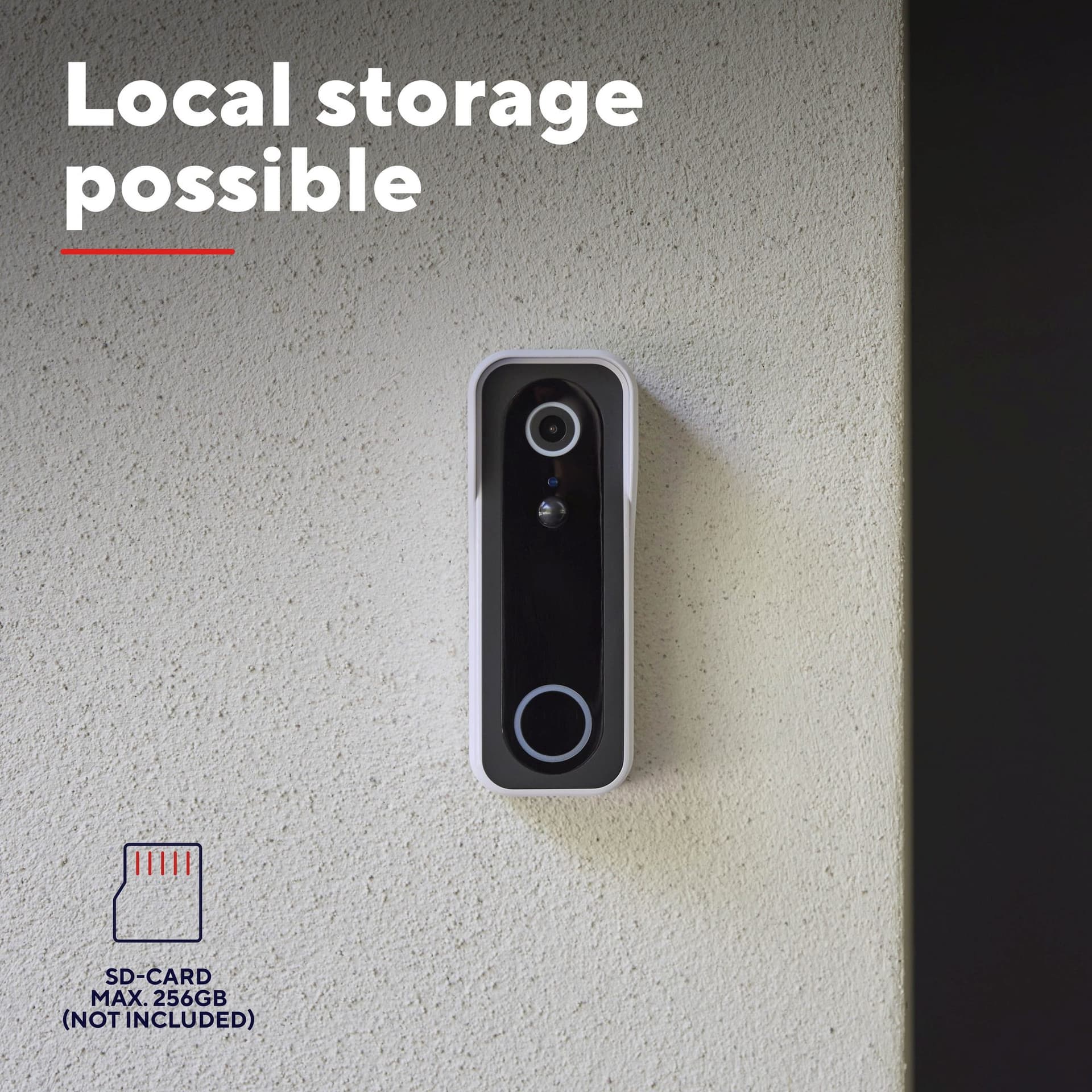 Deurbelcamera Trust DOORCAM-3000 Wi-Fi wit 7