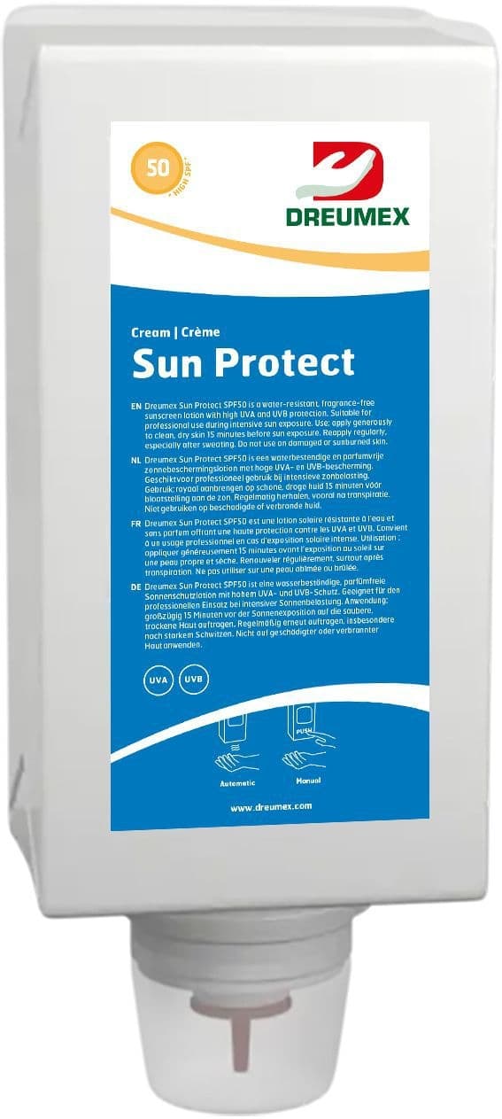 Zonnebrandcrèmedispenser Dreumex Sun Protect startpakket wit 3