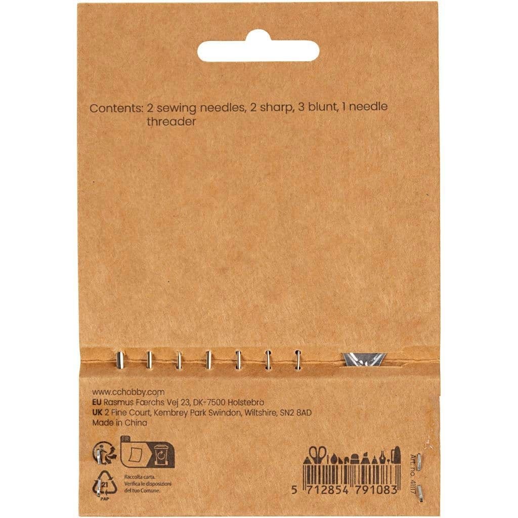 Naaldenset Creativ Company blister à 8 delen zilver 3