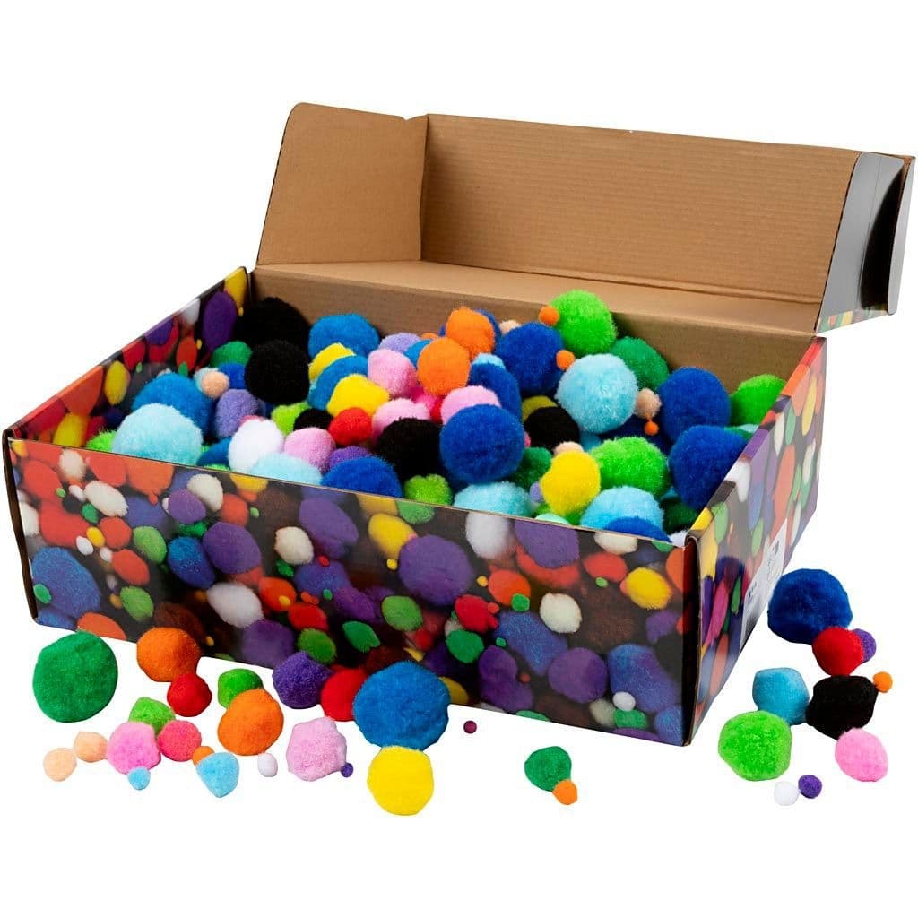 Pompons Creativ Company doos à 720 stuks assorti 2