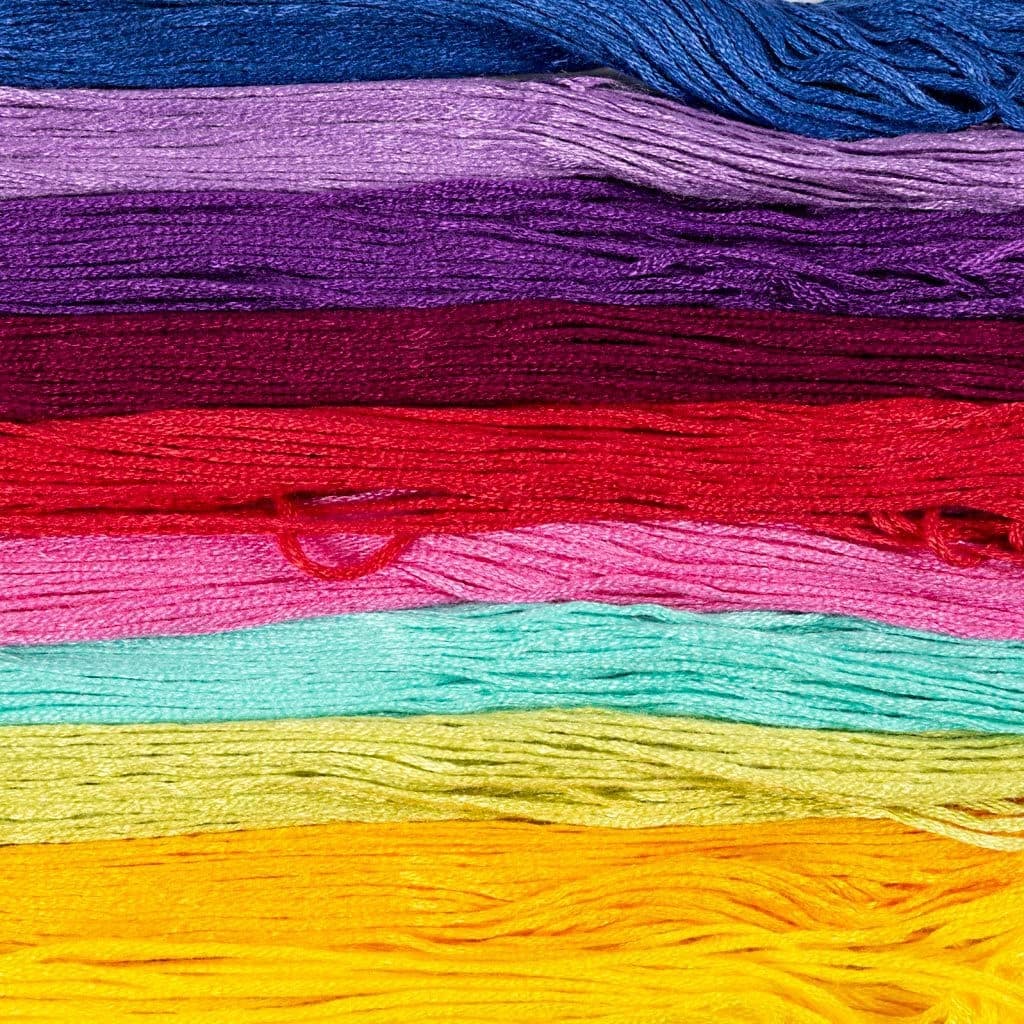 Borduurgaren Creativ Company 8mx1mm set à 10 kleuren 4