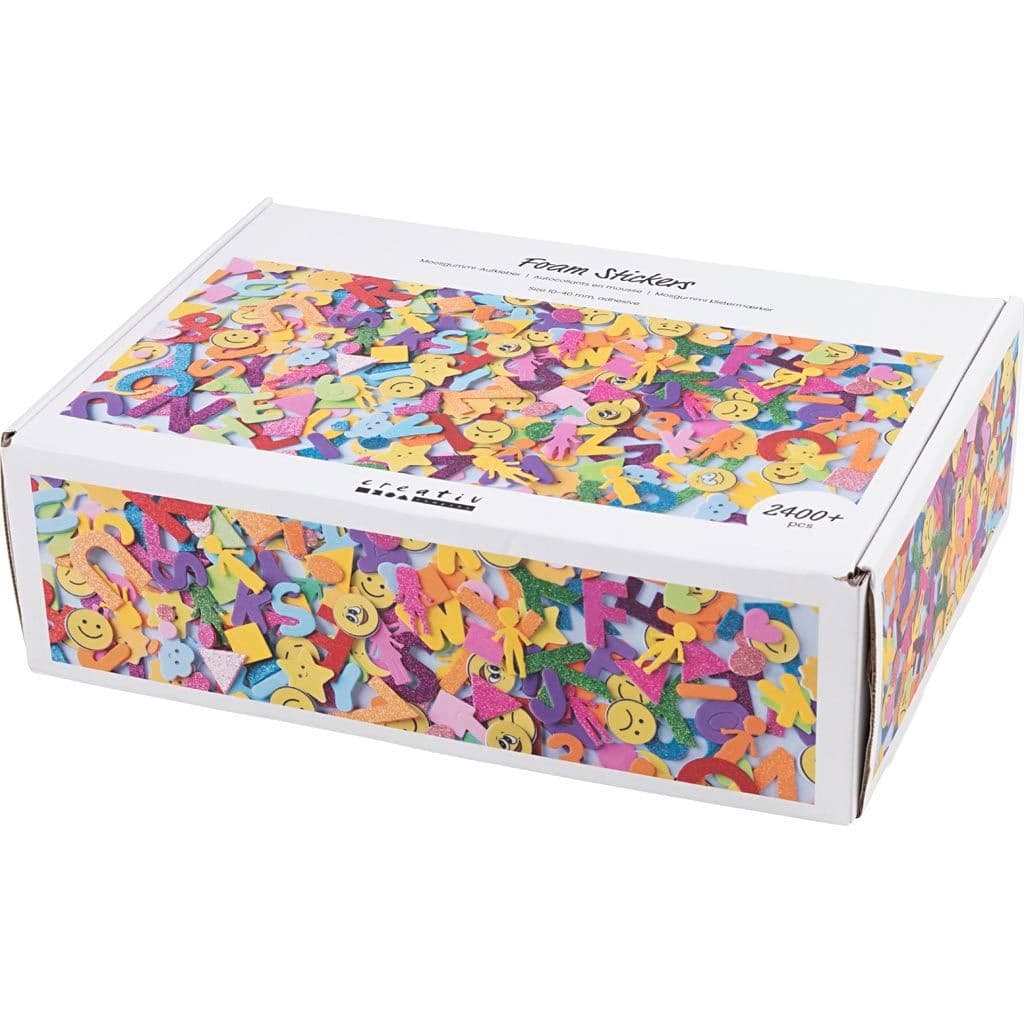 Foamstickers Creativ diverse vormen zelfklevend doos à 2640st assorti 3
