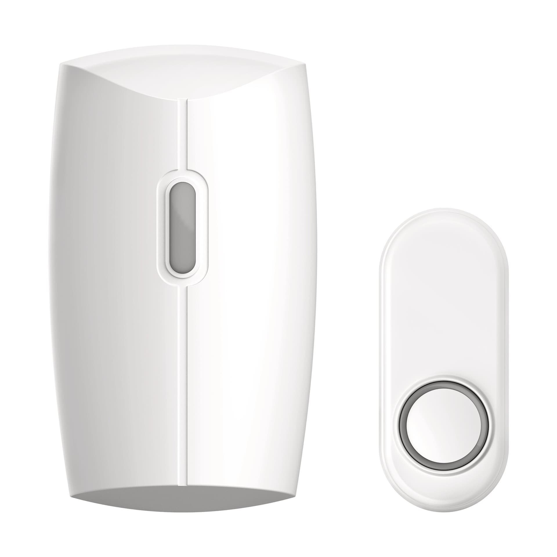 Stekkerdeurbelset KlikAanKlikUit ACDB-8000AC wit