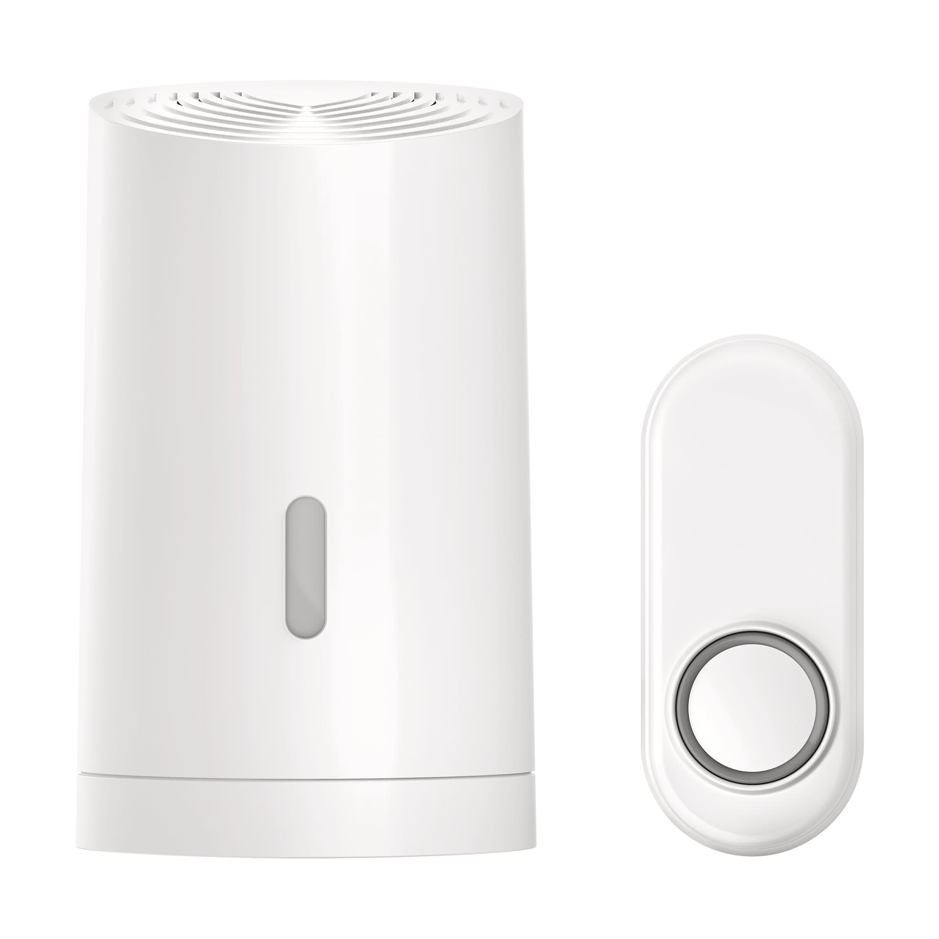 Draadloze deurbelset KlikAanKlikUit ACDB-9000AC wit