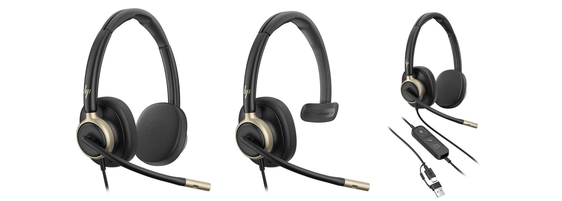 Headset HP Poly Mission 825 Stereo USB 2
