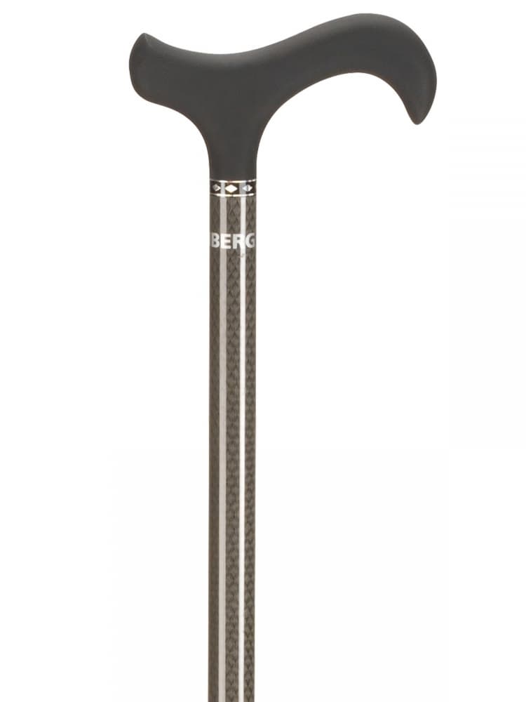 Wandelstok Able2 carbon soft derby handvat zwart 2