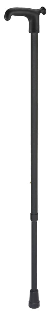 Wandelstok Able2 soft recht handvat zwart