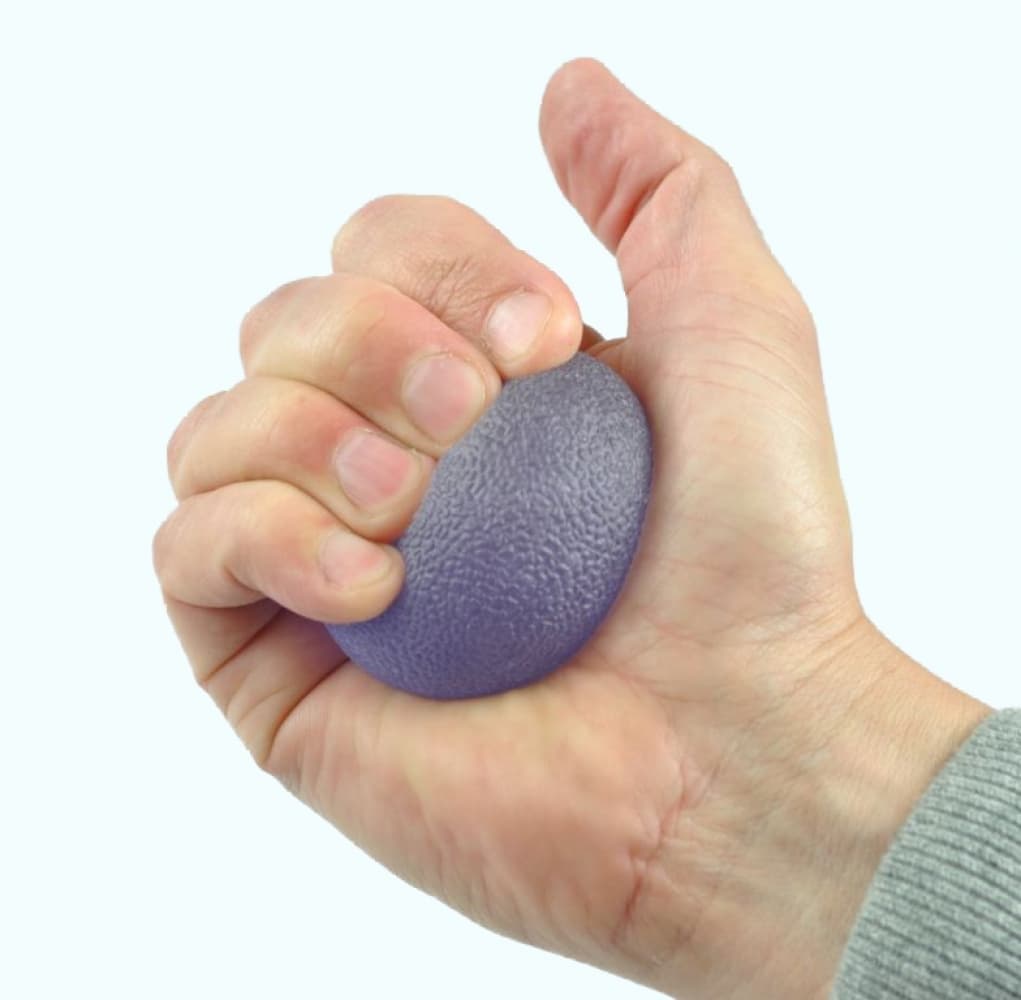 Handtrainer gelbal Able2 Soft blauw 2