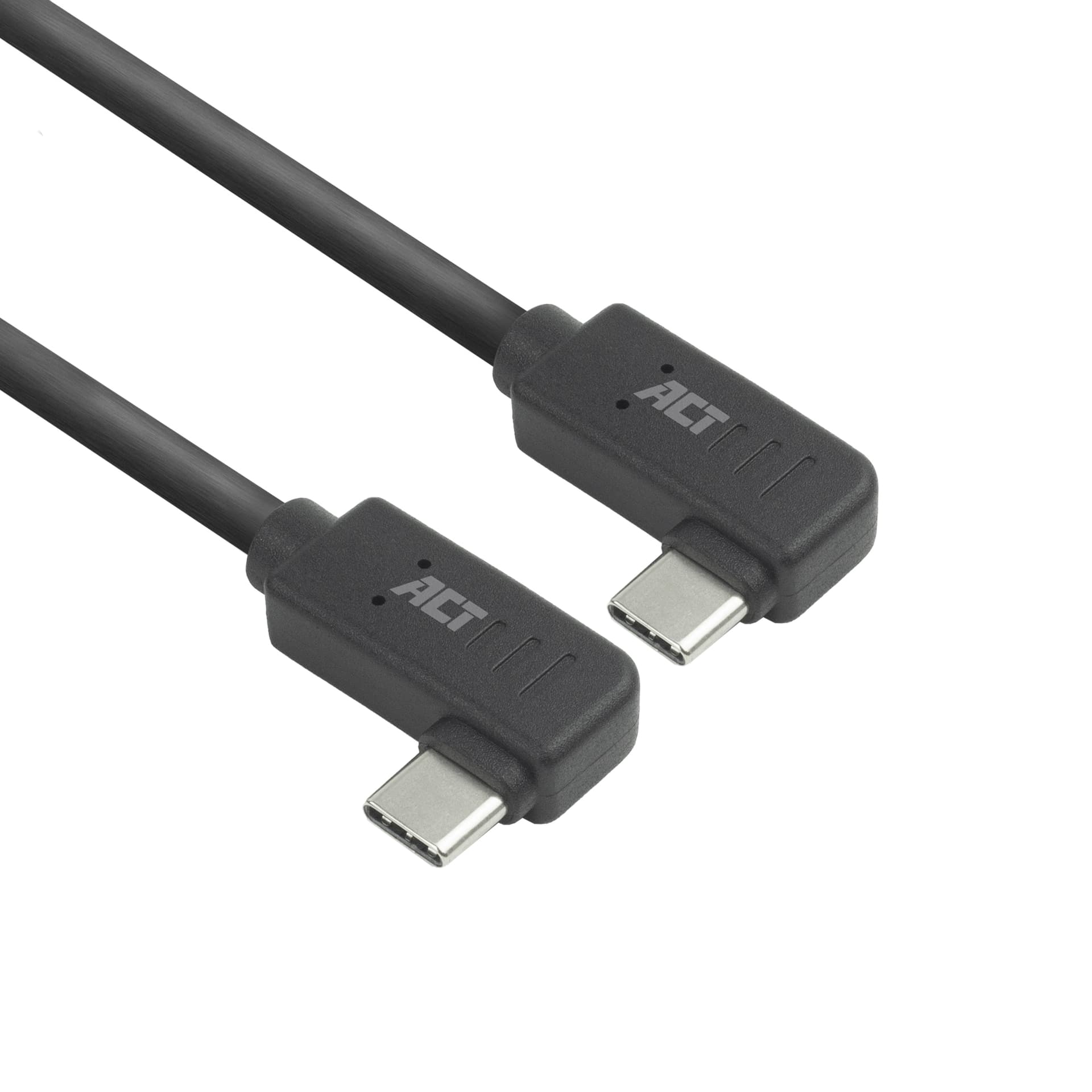 Kabel ACT USB-C hoek links/rechts 10Gbps 2m