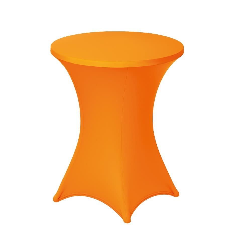 Tafelrok BRASQ voor statafel 80cm oranje