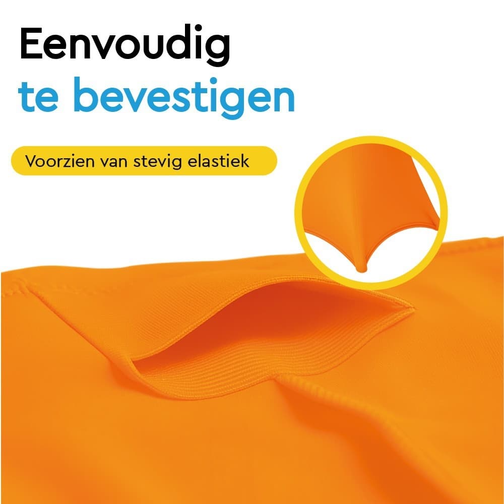 Tafelrok BRASQ voor statafel 80cm oranje 5
