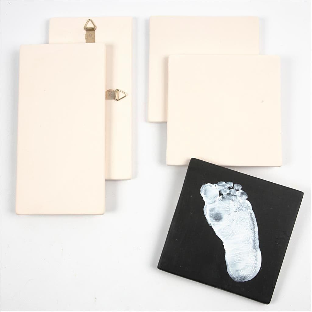 Kunsttegel Creativ Company 130x130x7mm wit 2