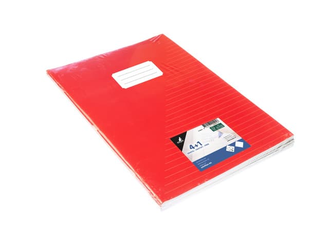 Schrift Kangaro A4 lijn 80 pagina's 60gr assorti pak à 5 stuks 2