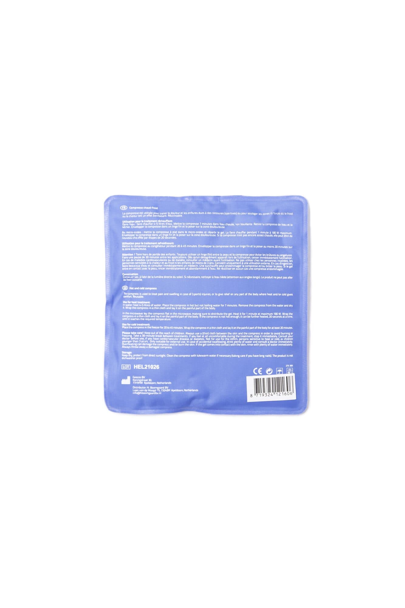 Koud-warm kompres FixFirst klein 13x14cm 2