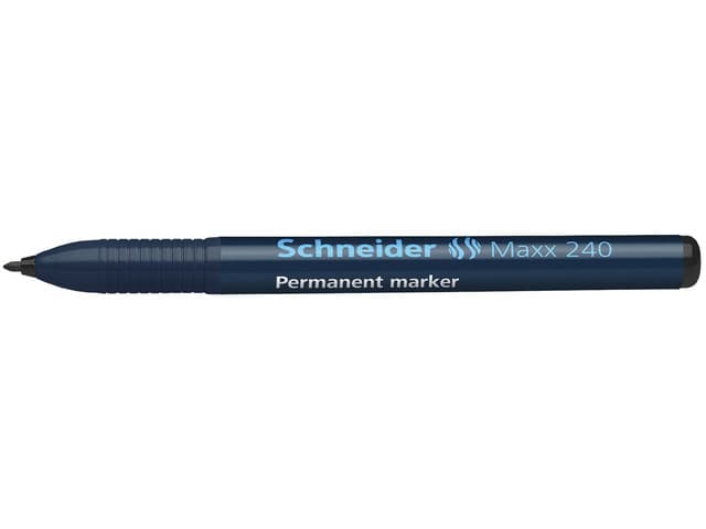 Permanent marker Schneider Maxx 240 rond 1-2mm zwart 2