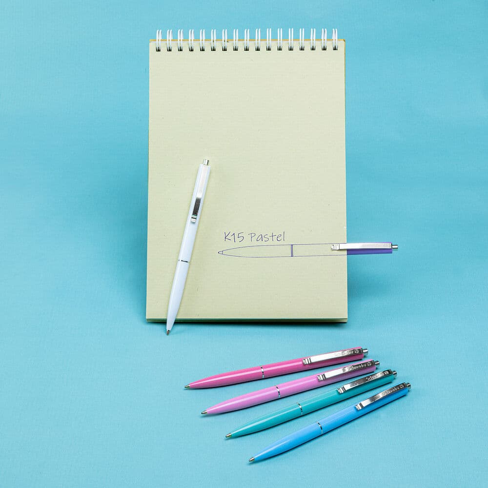Balpen Schneider K15 medium pastel assorti 5
