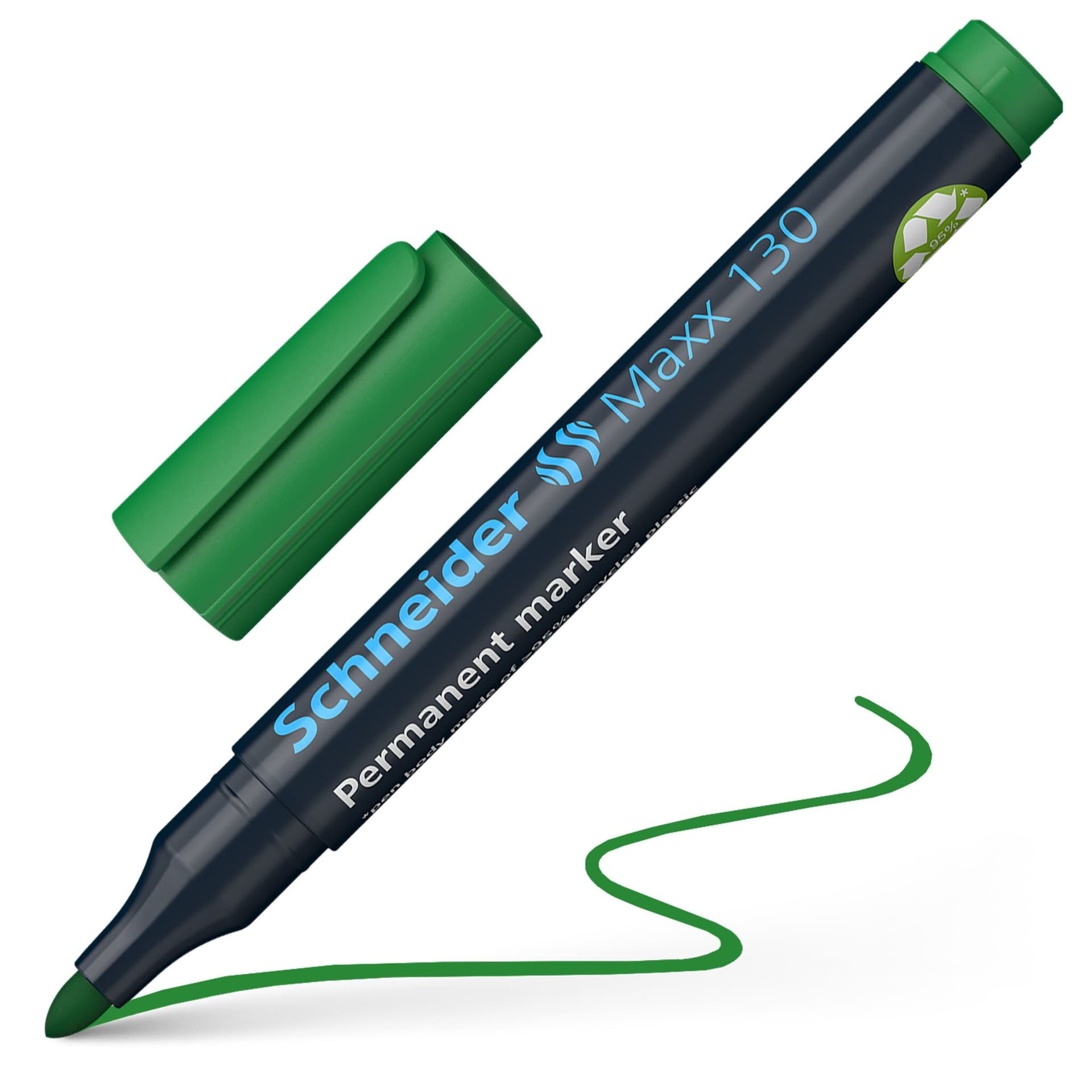 Permanent marker Schneider Maxx 130 rond 1-3mm assorti 4 stuks 3