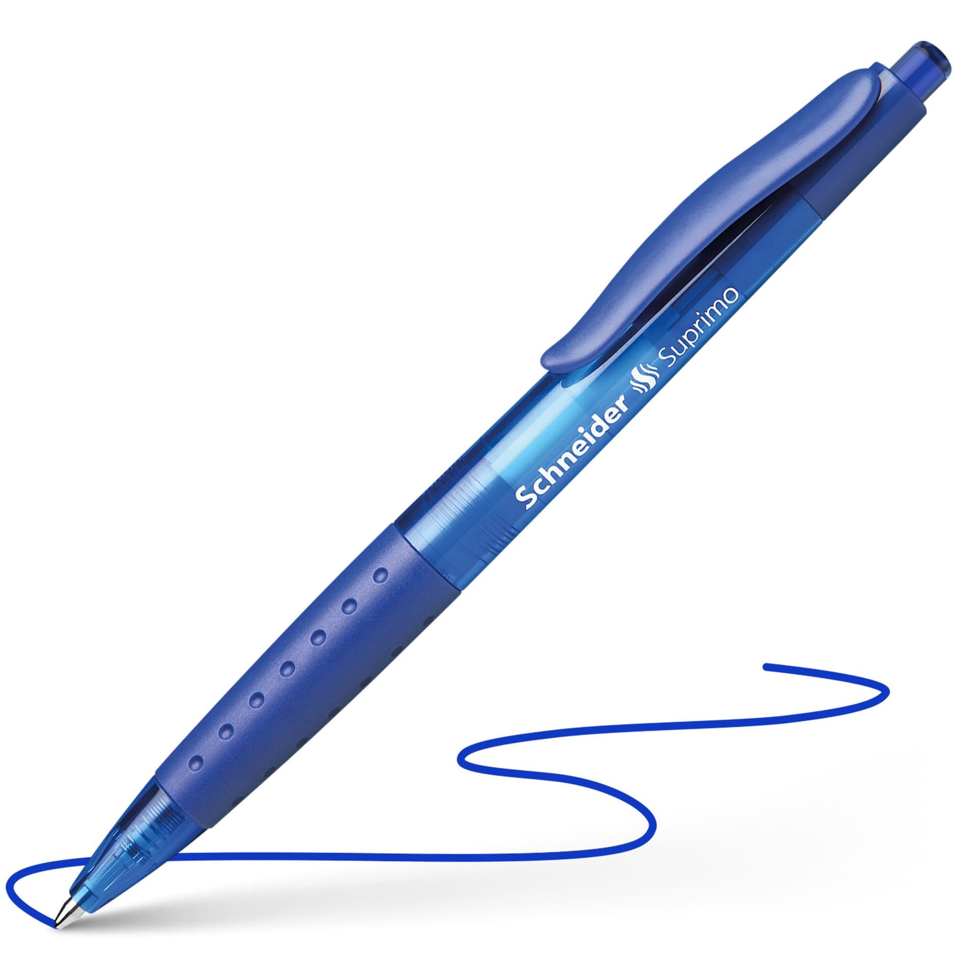 Balpen Schneider Suprimo medium blauw 2