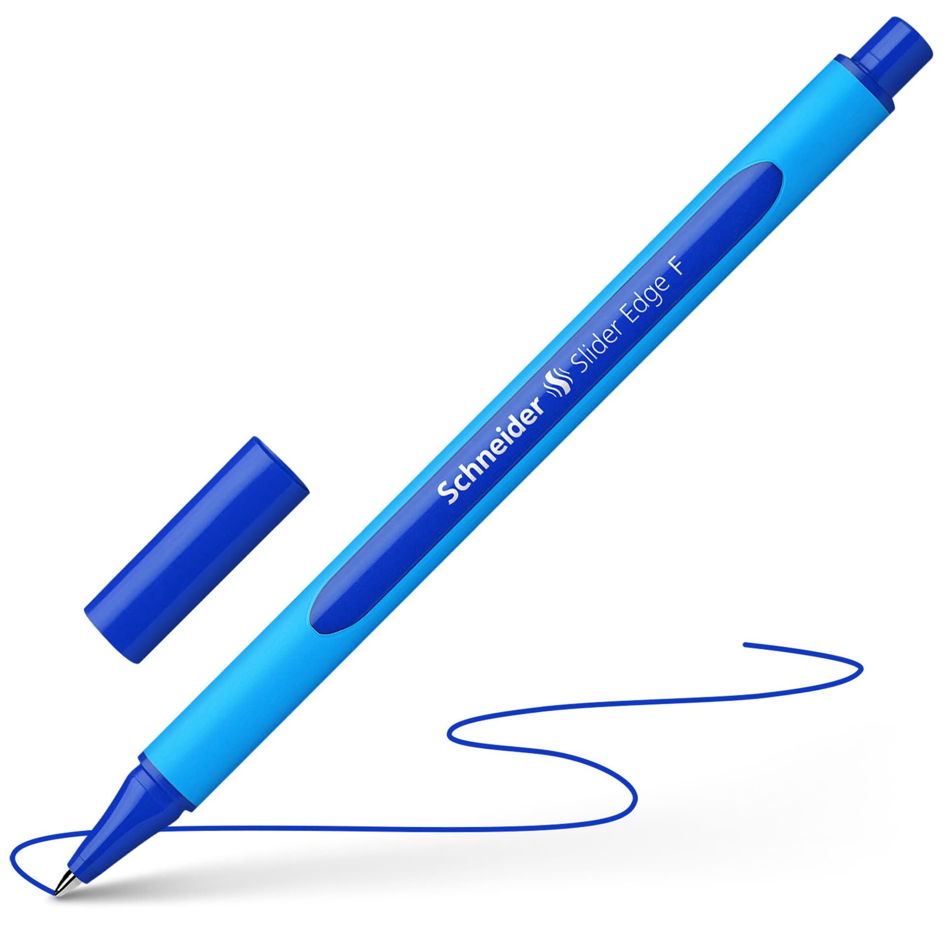 Balpen Schneider Slider Edge fijn blauw 3