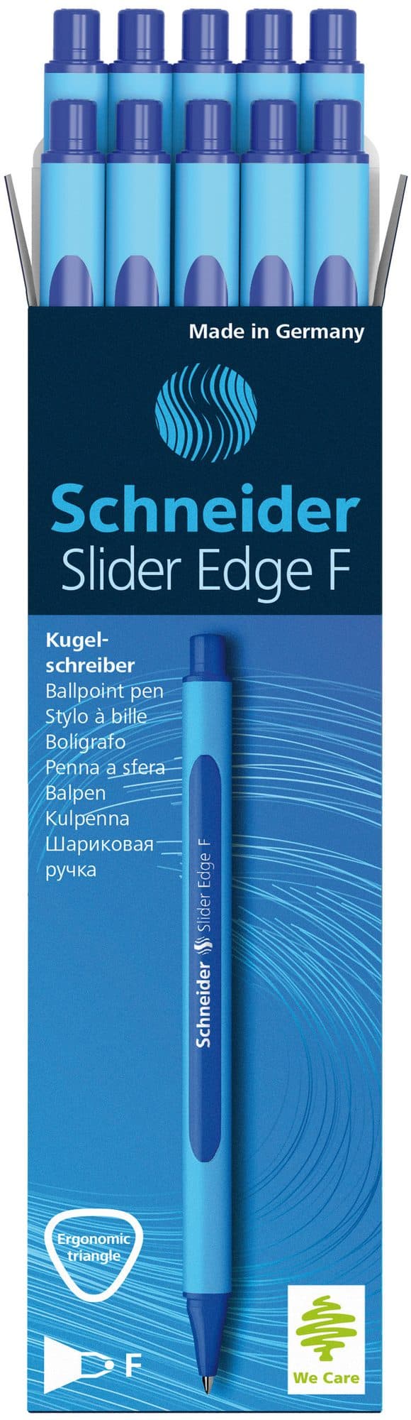 Balpen Schneider Slider Edge fijn blauw 5