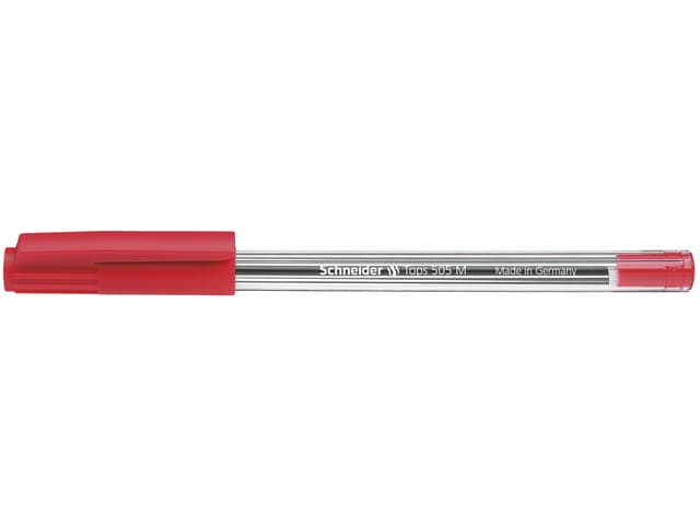 Balpen Schneider Tops 505 medium rood 2