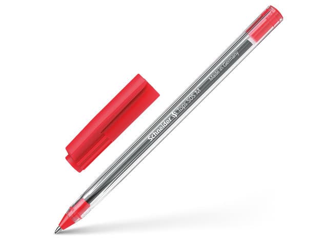 Balpen Schneider Tops 505 medium rood 4
