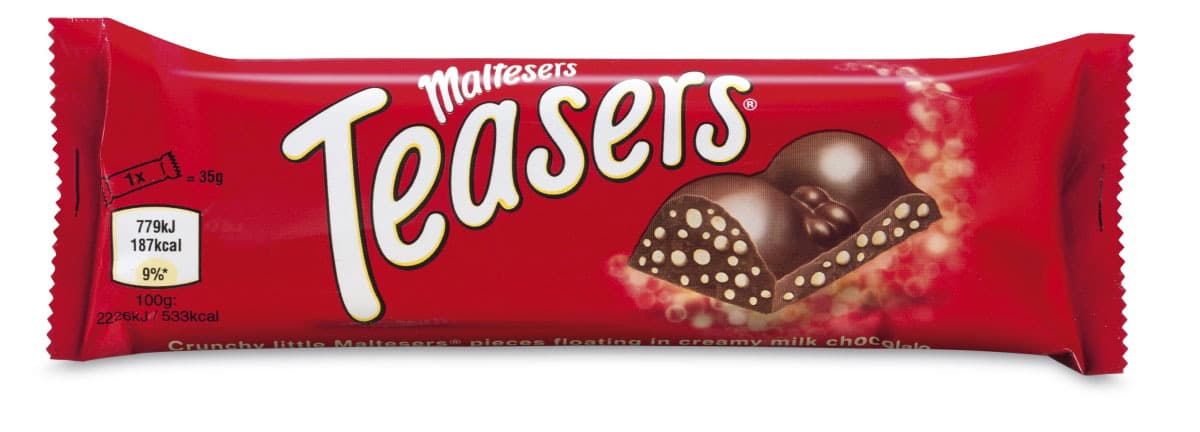 Chocolade Maltesers teaser reep doos 24 stuks 2