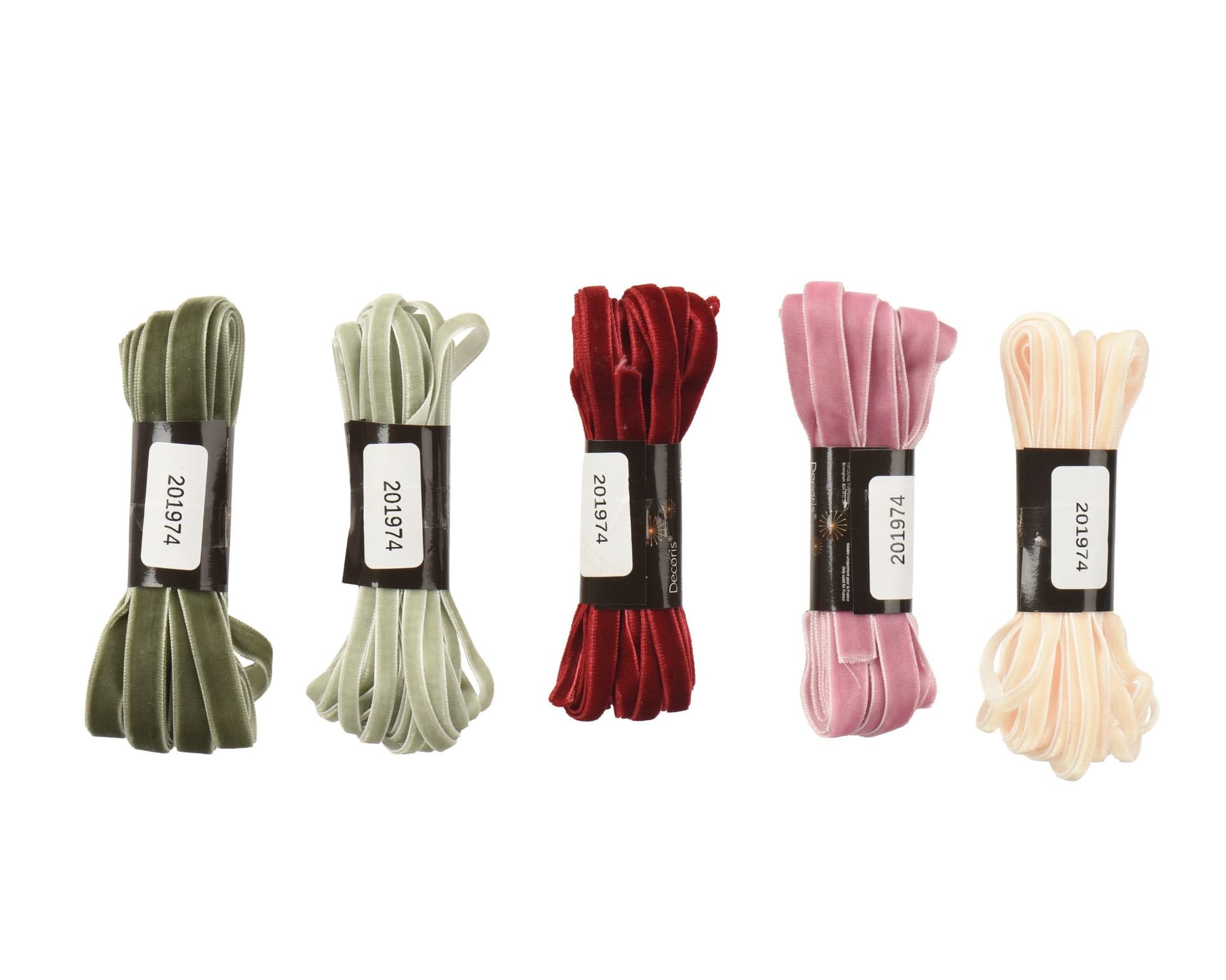 Lint Decoris polyester fluweel velvet 5 kleuren in 2 breedtes assorti