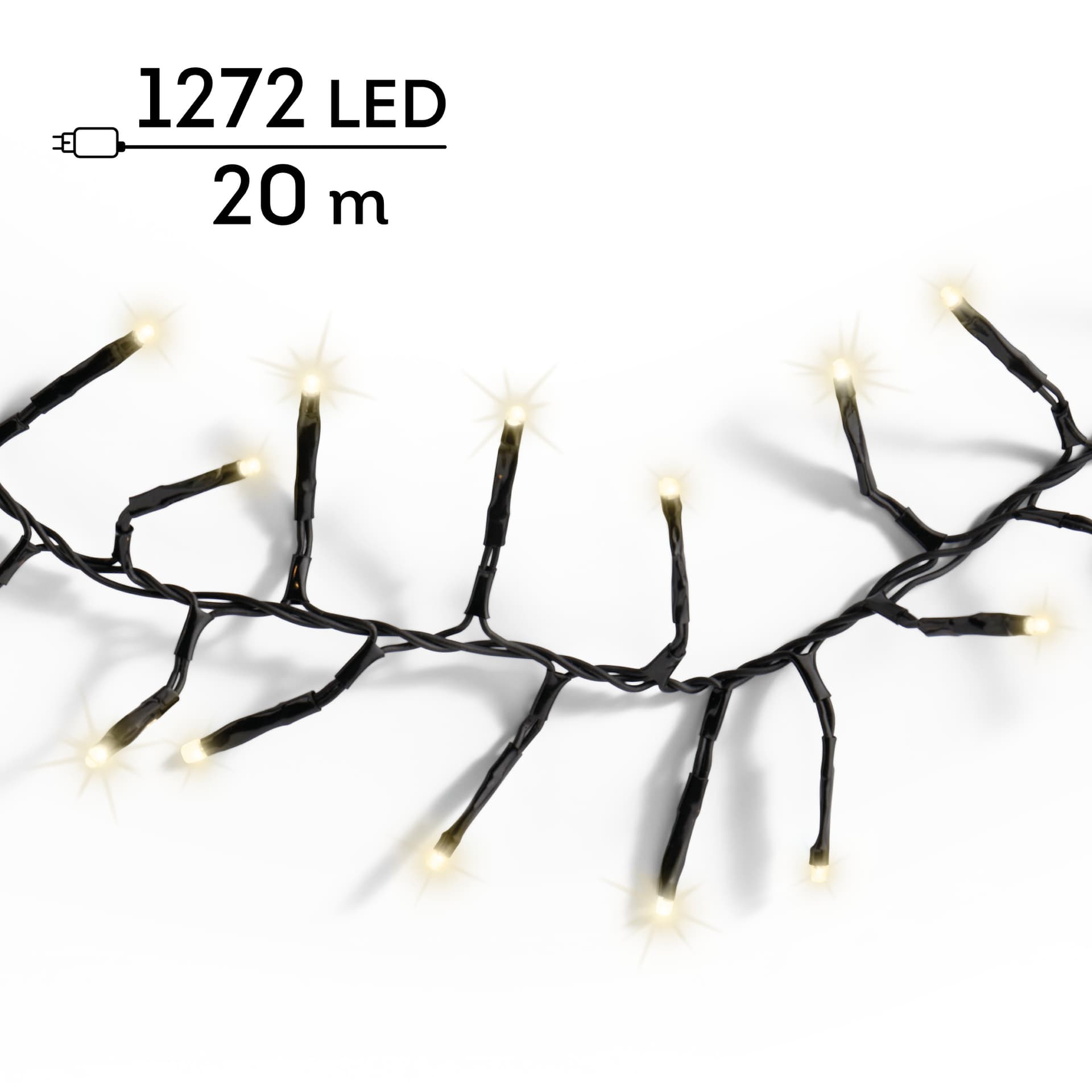 Kerstverlichting LED twinkel effect outdoor 20m 1272 lampjes 4
