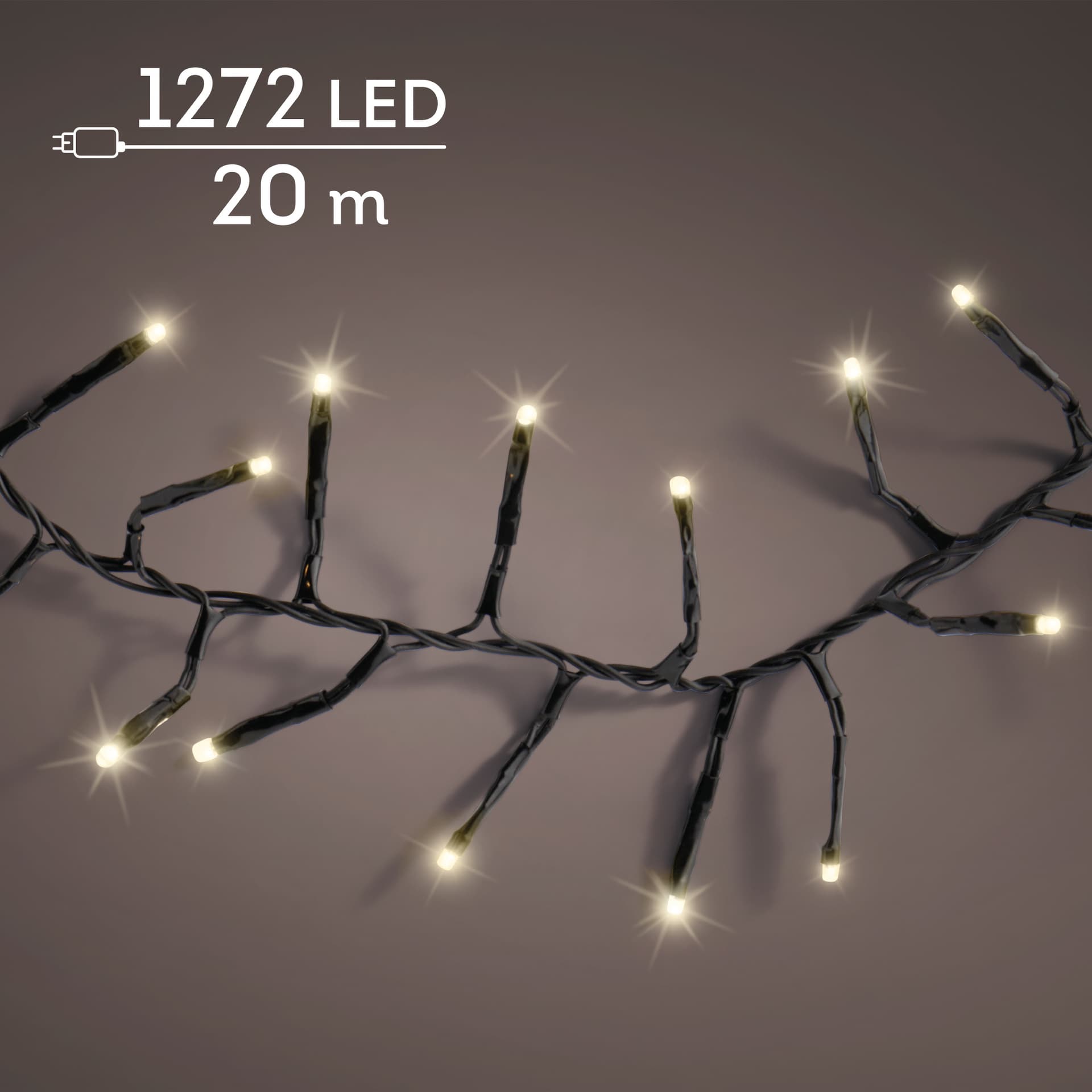 Kerstverlichting LED twinkel effect outdoor 20m 1272 lampjes 5