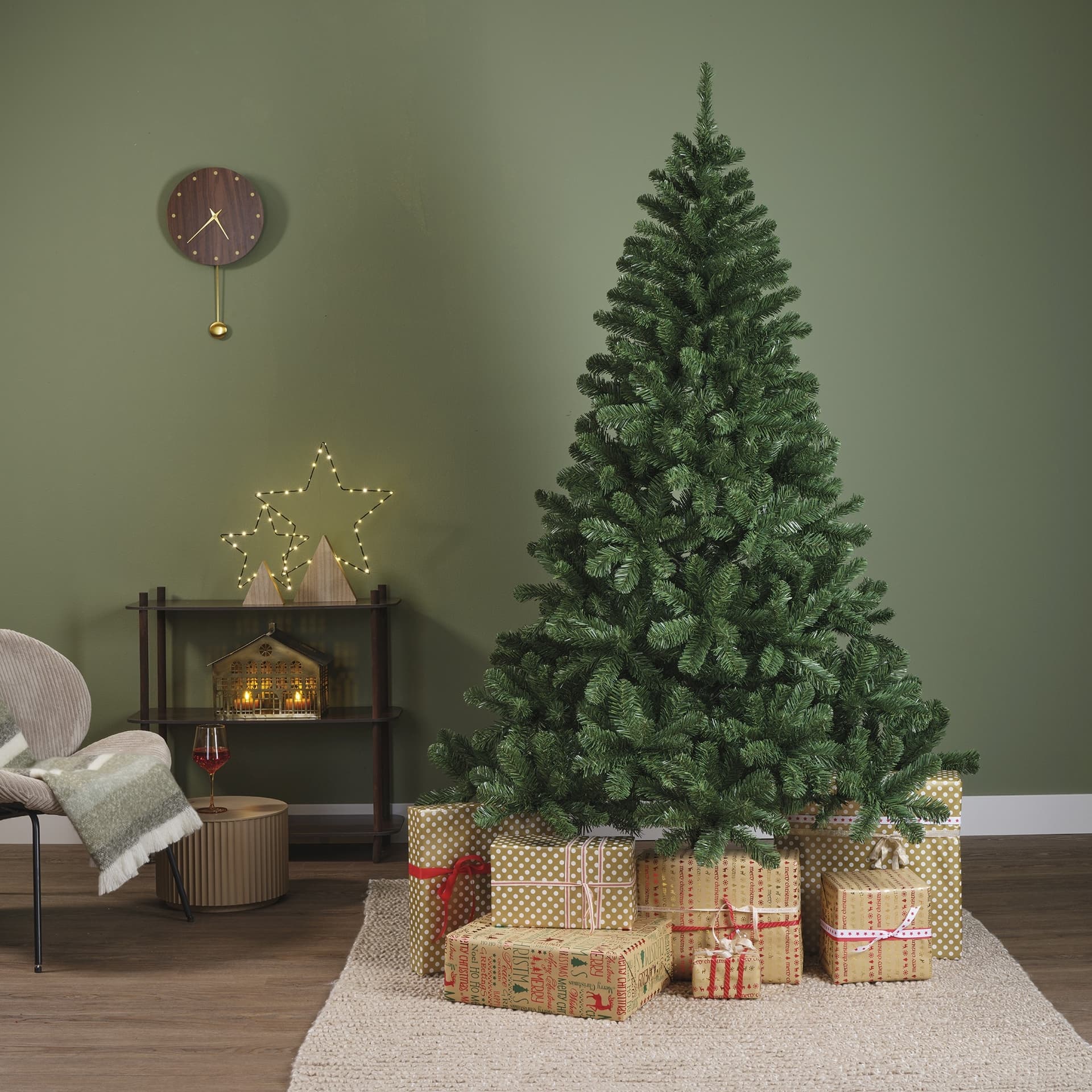 Kerstboom Everlands Greenwood 210cm 7