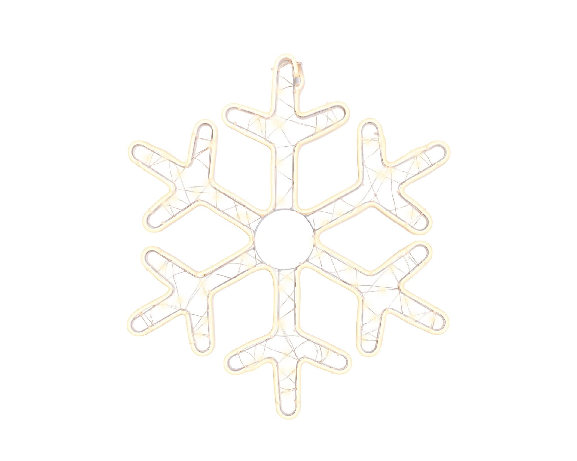 Sneeuwvlok Lumineo LED ijzer flashing effect buiten 54x63cm 2