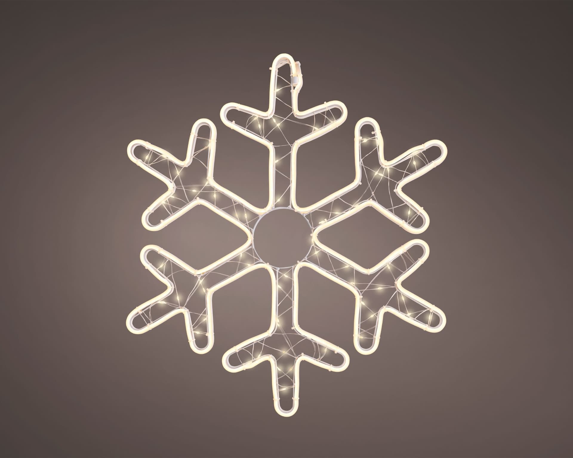 Sneeuwvlok Lumineo LED ijzer flashing effect buiten 54x63cm 3