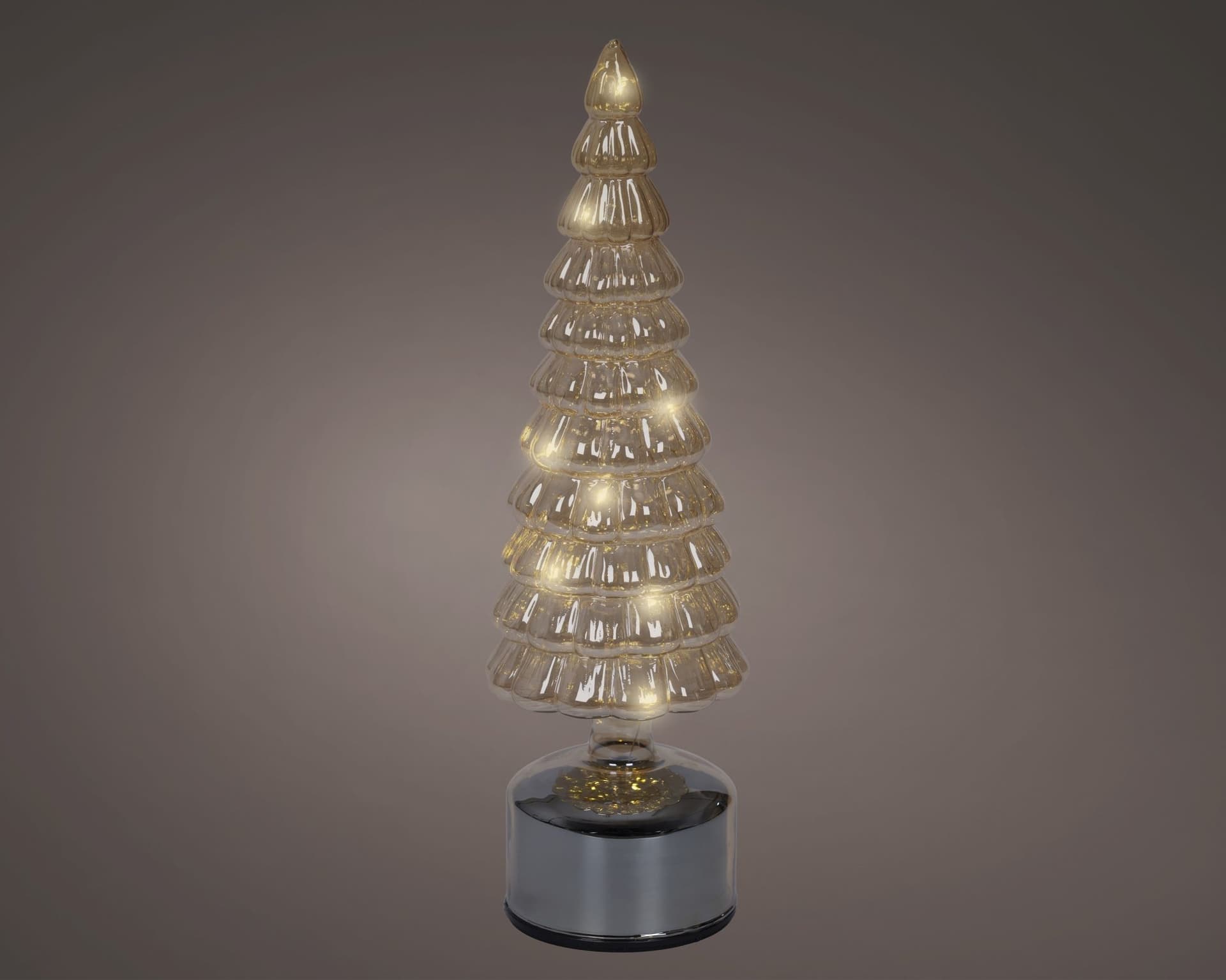 Kerstboom LED Lumineo glas flashing effect  34cm 2