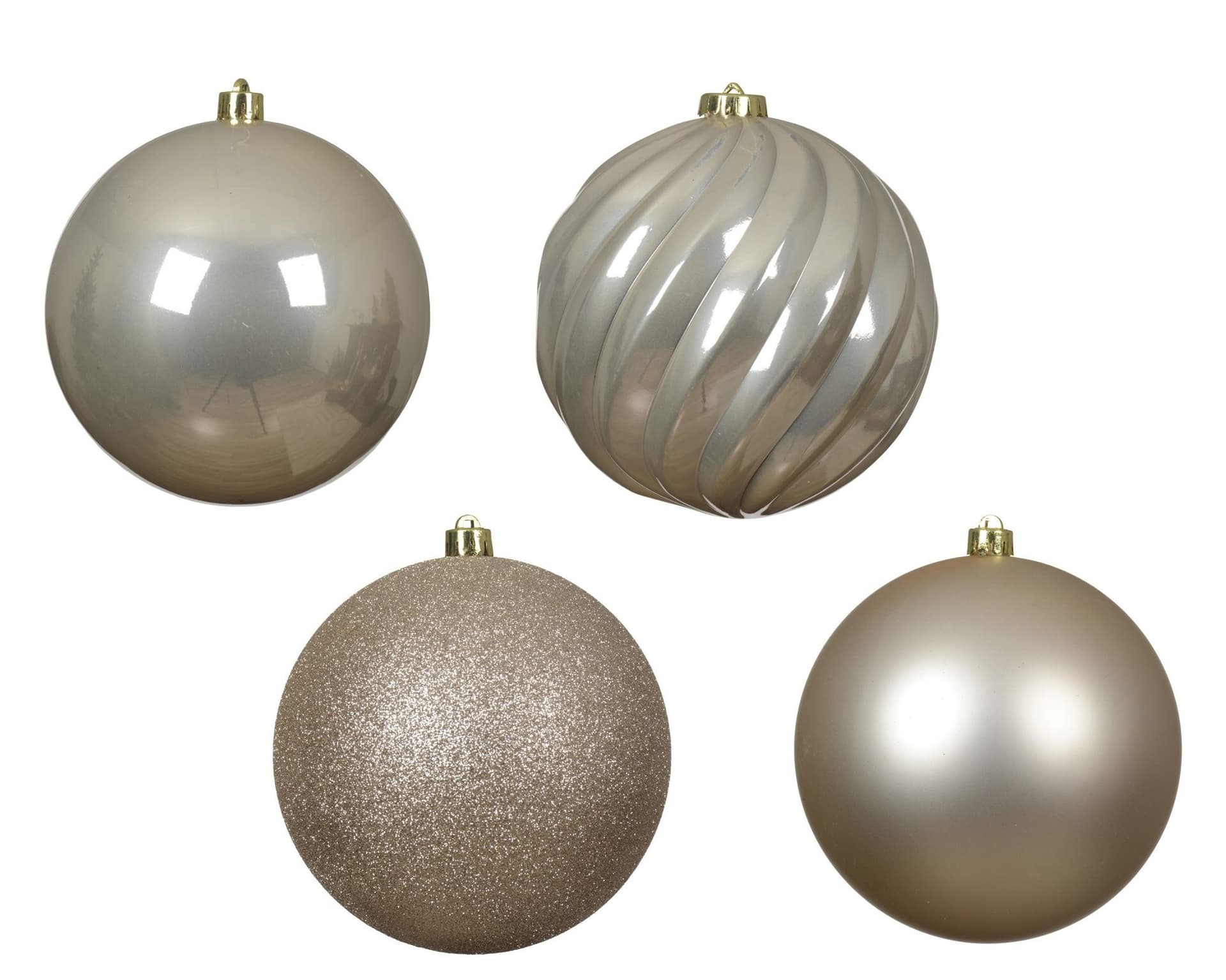 Kerstballenmix Decoris Parelmoer koker à 4 stuks 2