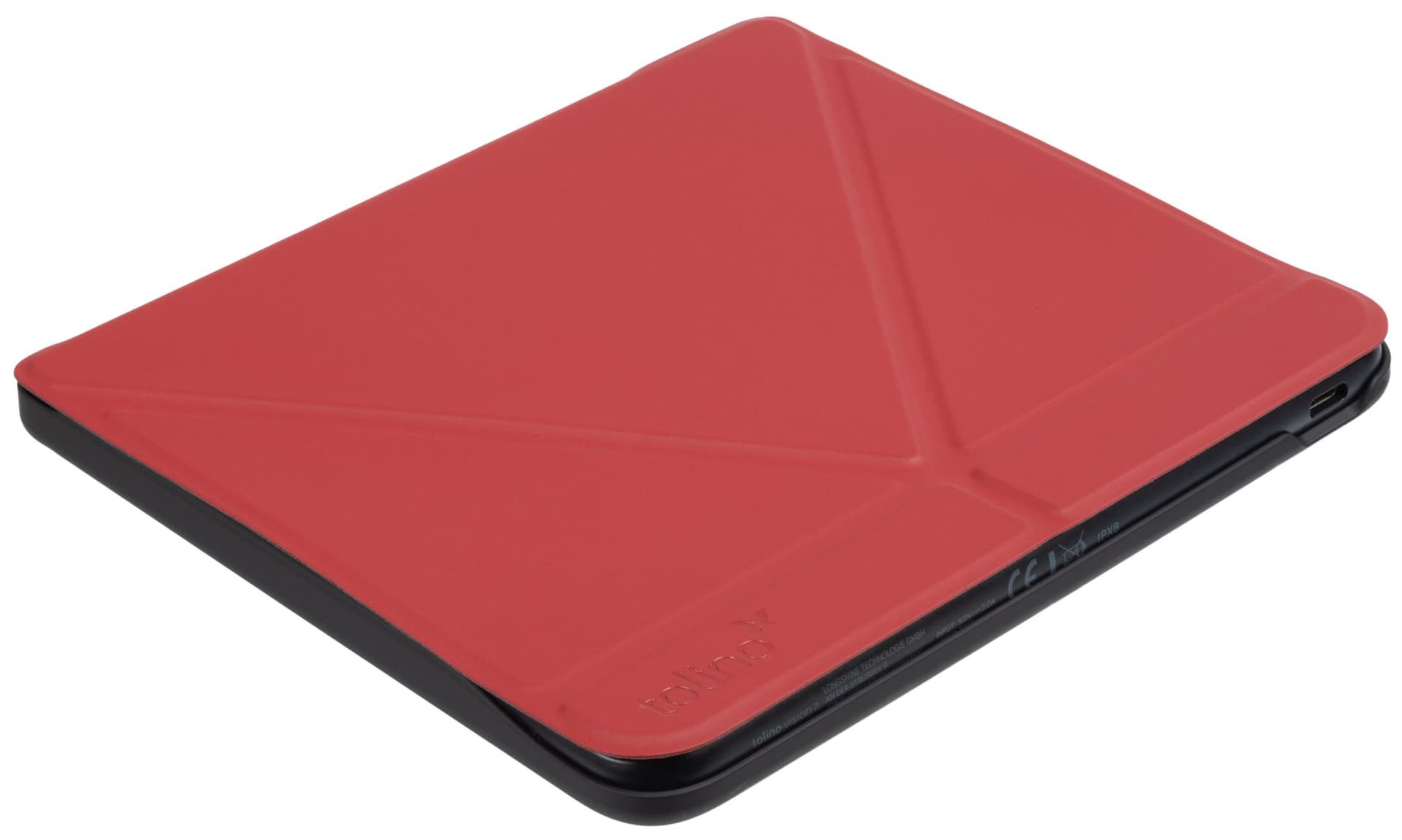 E-reader beschermhoes Tolino Vision 7 Origami rood 3