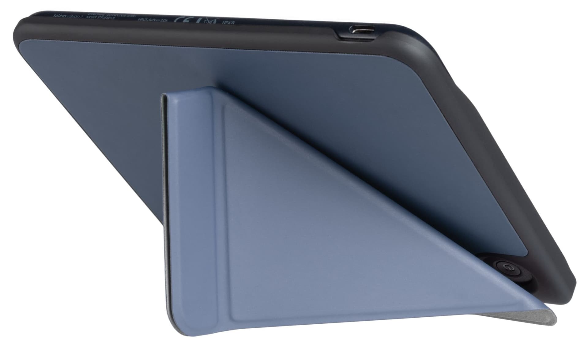 E-reader beschermhoes Tolino Vision 7 Origami blauw 6