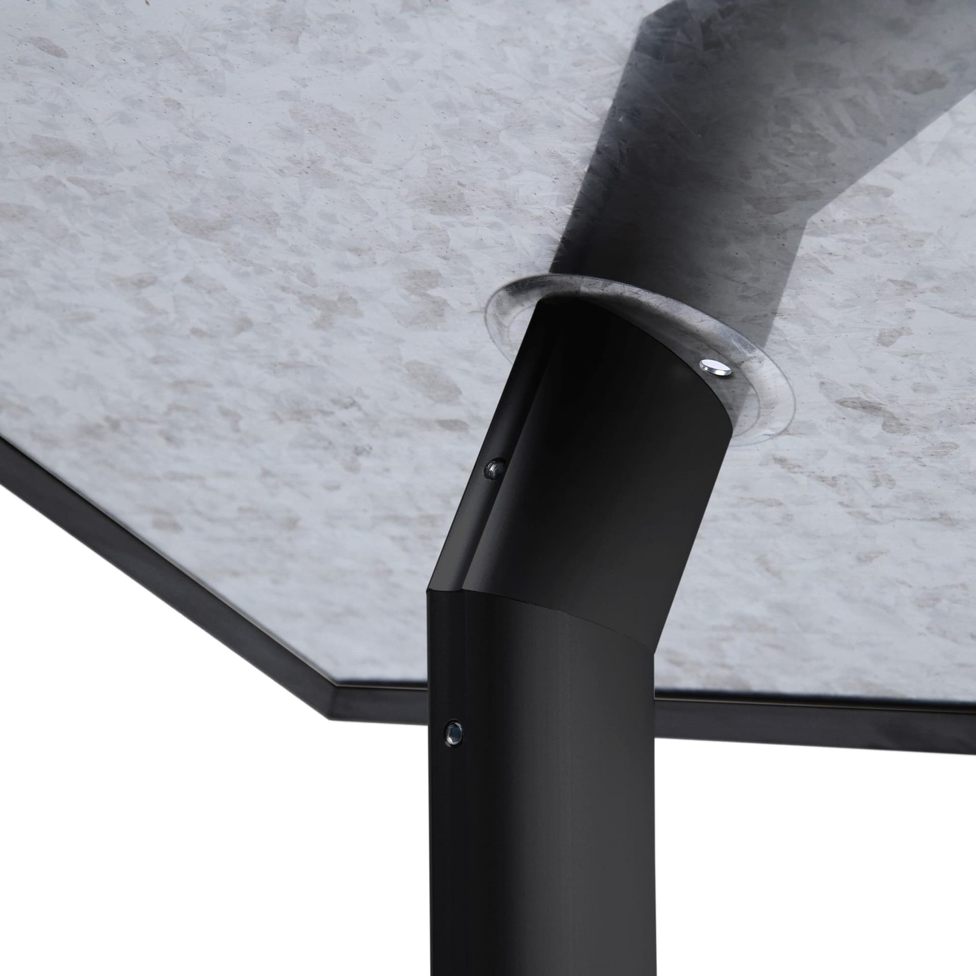 Menustandaard Office Design rechte hoeken A3 25mm zwart 4