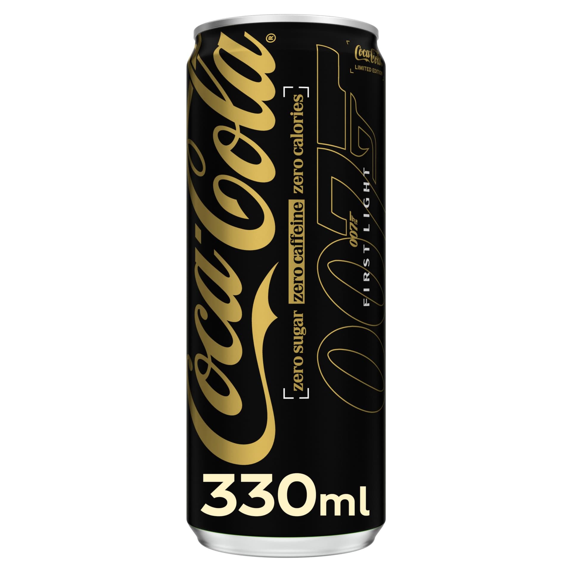 Frisdrank Coca Cola zero sugar zero caffeine blik 330 ml 2