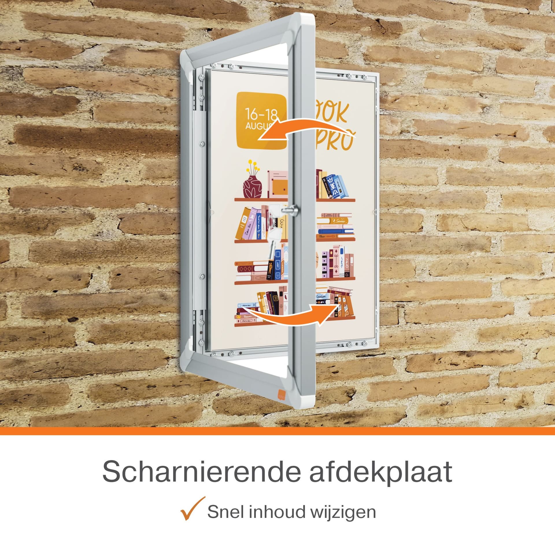 Kliklijst Nobo Premium Plus afsluitbaar A3 4