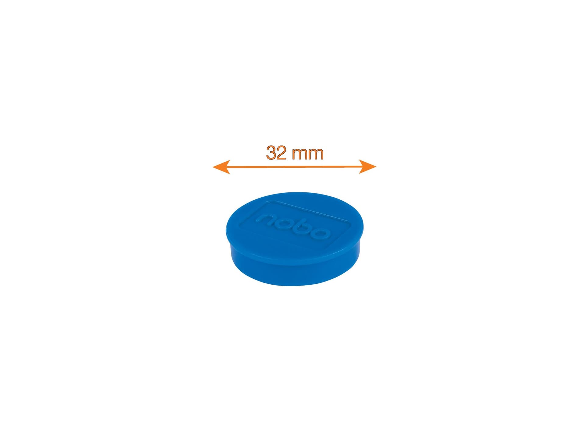 Magneet Nobo 32mm assorti 10 stuks 3