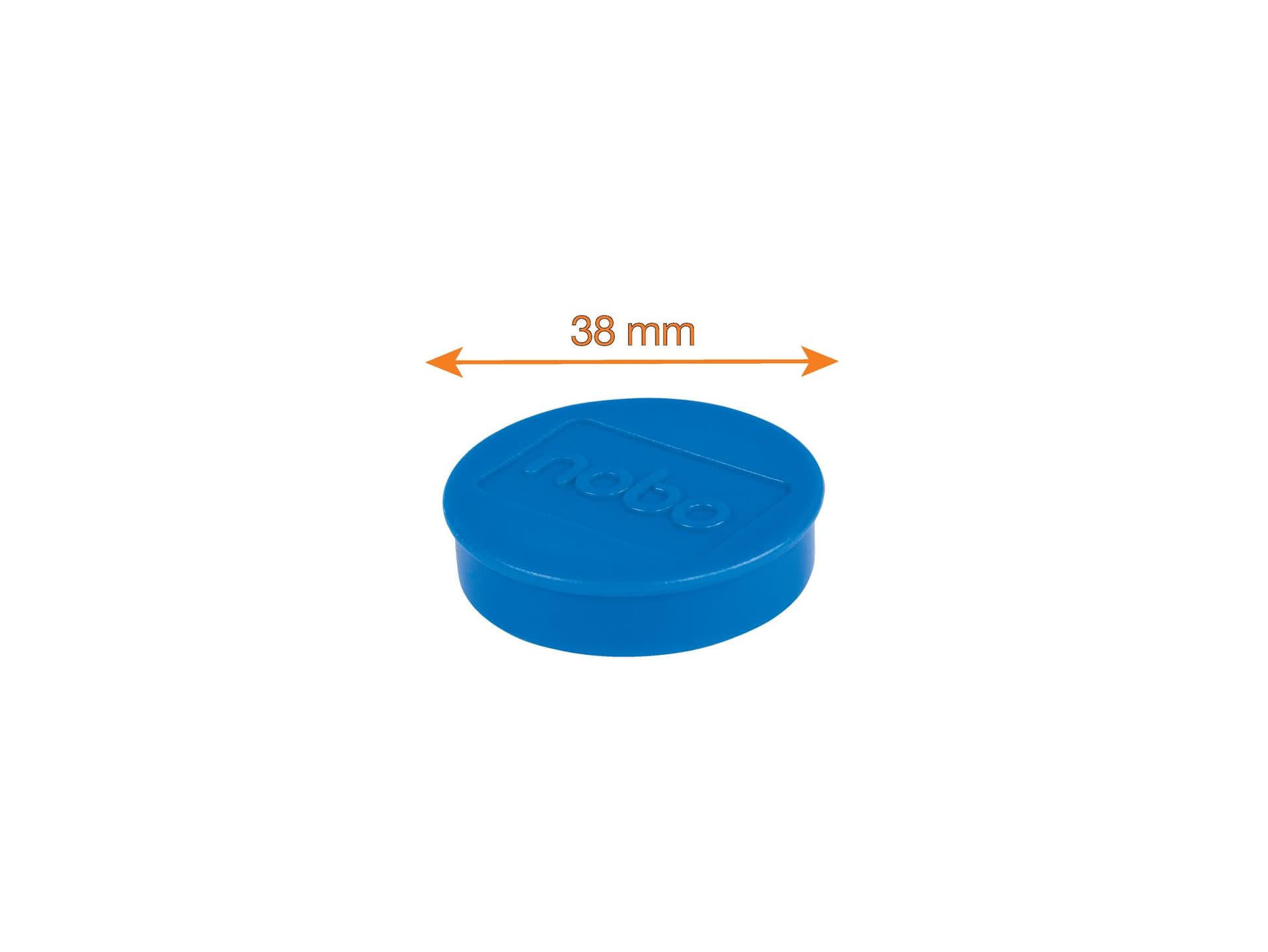 Magneet Nobo 38mm assorti 10 stuks 3